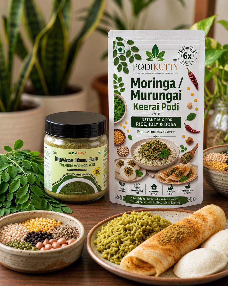 Moringa / Murungai Keerai Podi